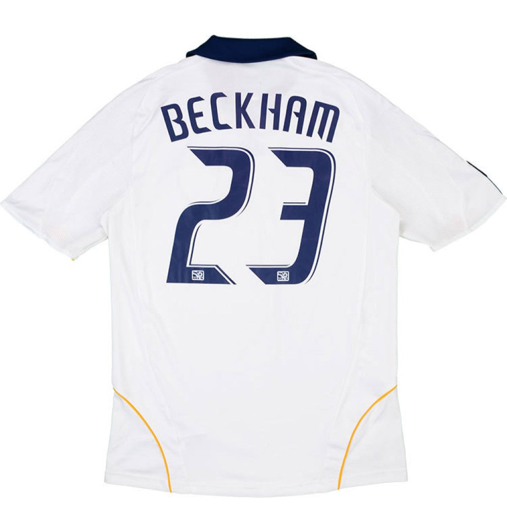 LA Galaxy 2008-2009 Home Shirt BECKHAM #23 (Excellent) XL