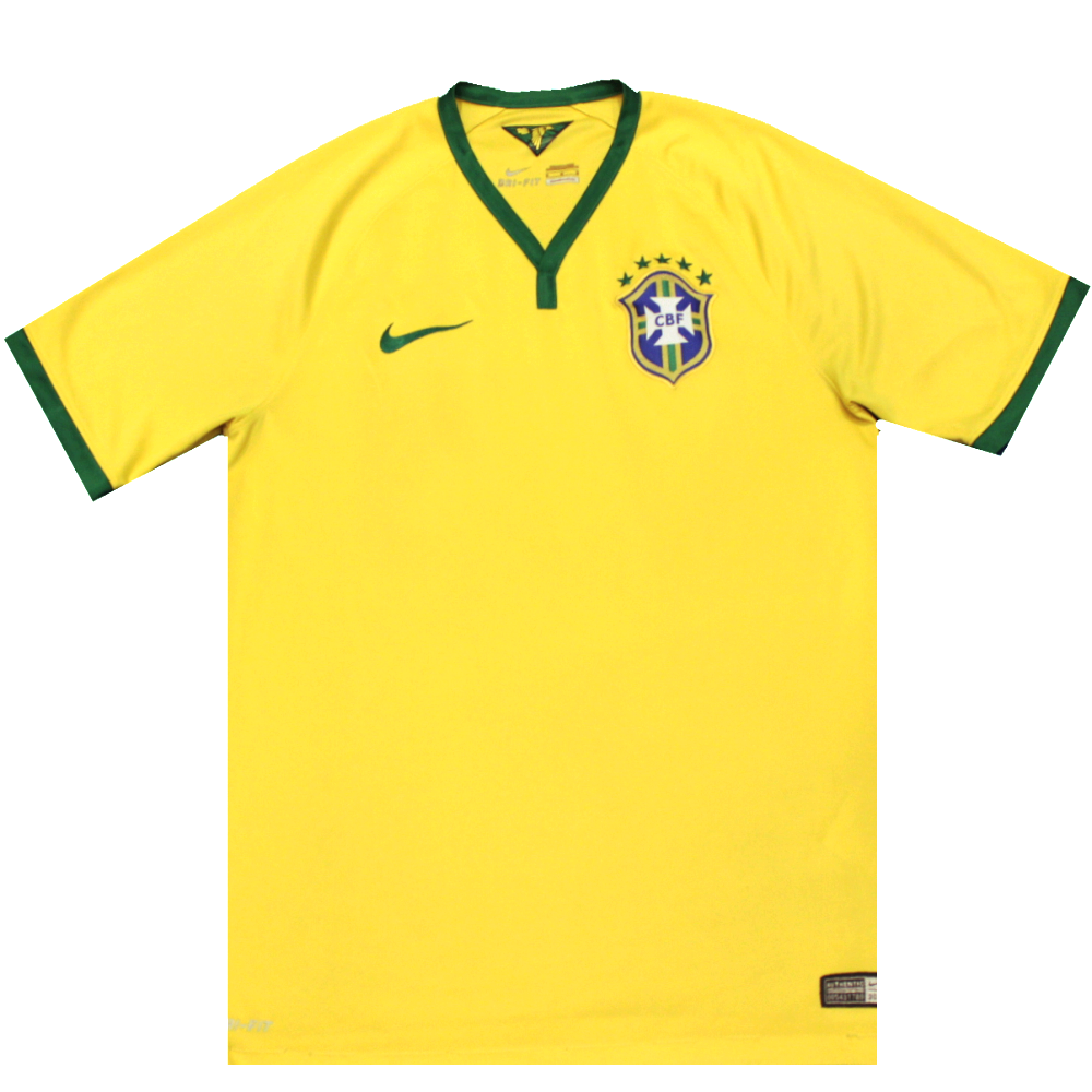 Brazil 2014-2016 Home Football Shirt (Excellent) M