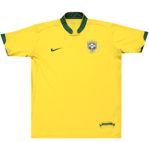 Brazil 2006-2007 Home Football Shirt