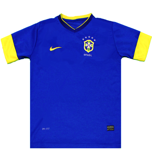 Brazil 2010 Away Football Shirt 