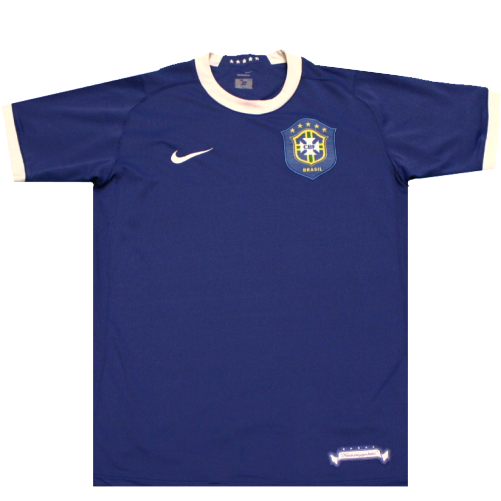 Brazil 2006-2008 Away Football Shirt 