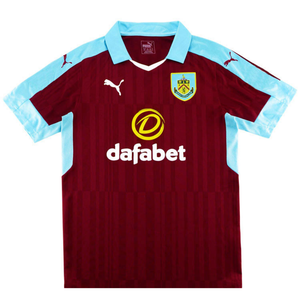 Burnley 2016-2017 Home Football Shirt 