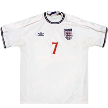 Load image into Gallery viewer, England 2000 Home Football Shirt *7 (Excellent) XL
