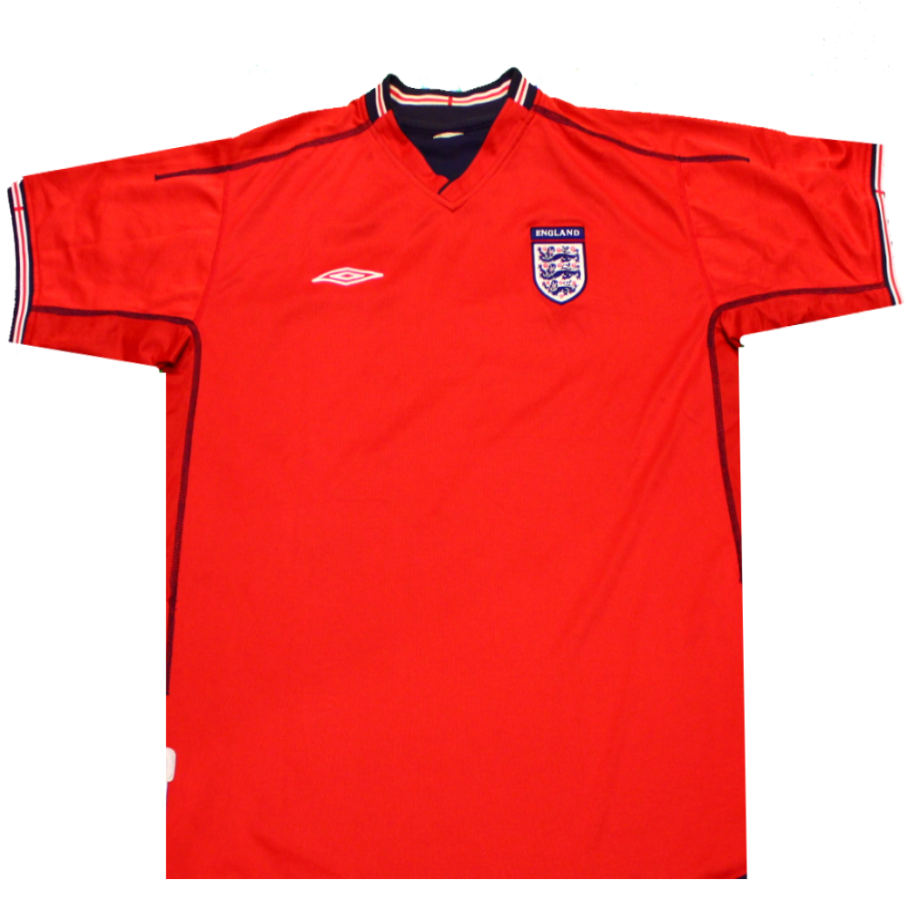 England 2002-04 Away Football Shirt 