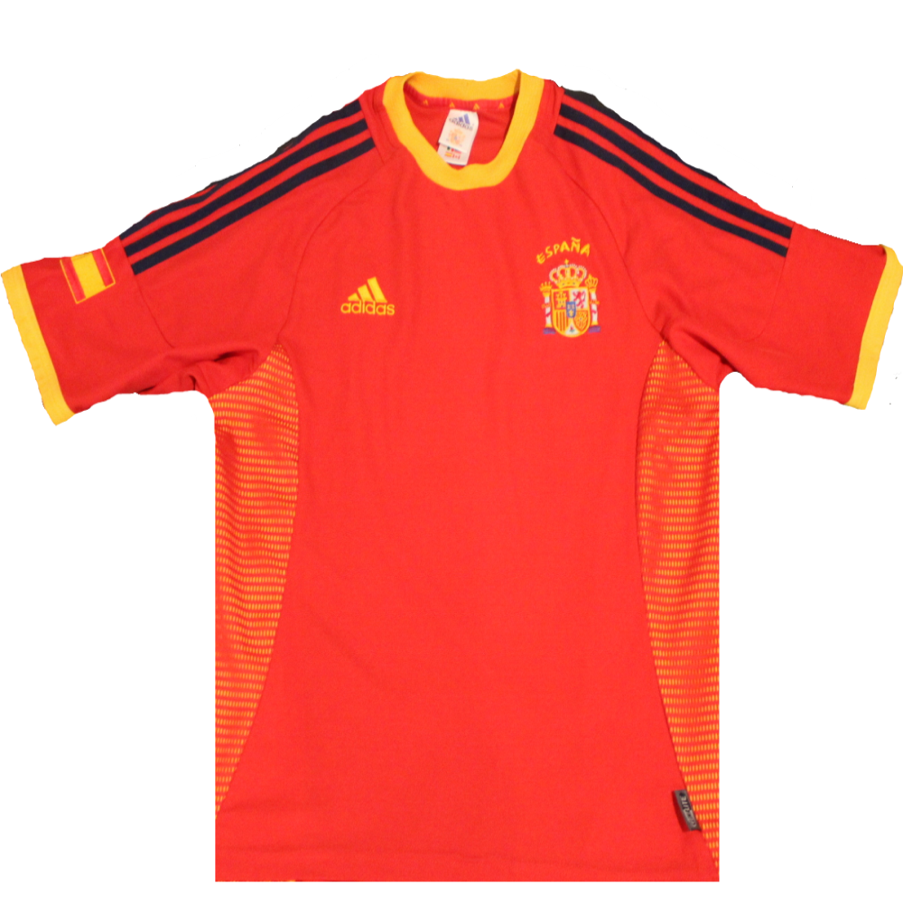 Spain 2002-2003 Home Football Shirt 