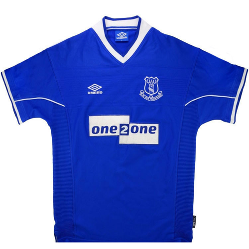 Everton 1999-2000 Home Football Shirt XL 