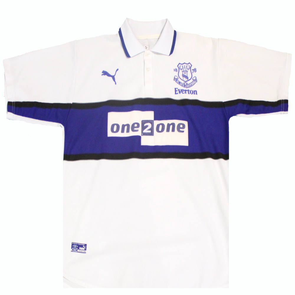 Everton 2000-01 3rd Football Shirt Medium 