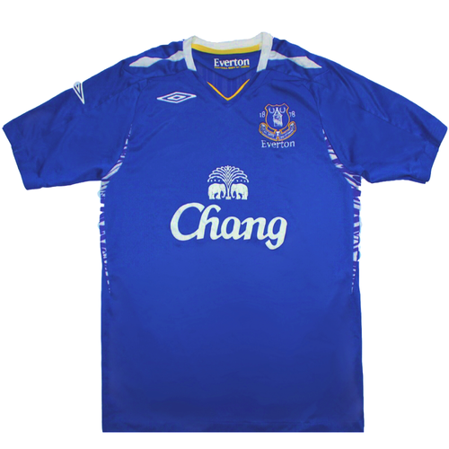 Everton 2008-9 Home Football Shirt Medium 