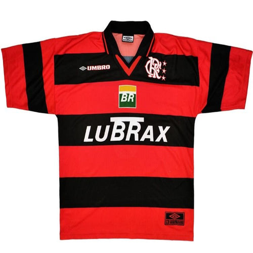 Flamengo 1999-2000 Home Football Shirt Medium 