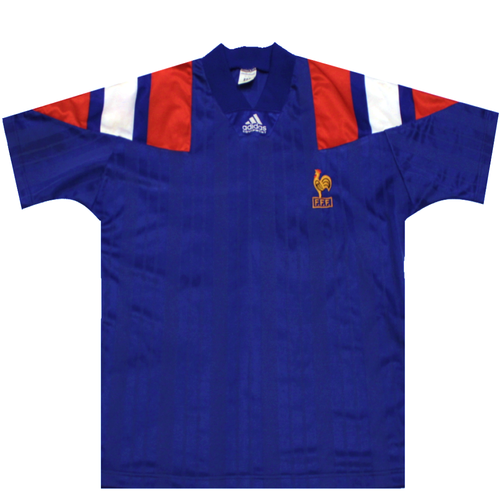 France 1992-1994 Home Football Shirt 