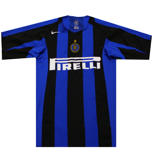 Inter Milan 2004-2005 Home Football Shirt 