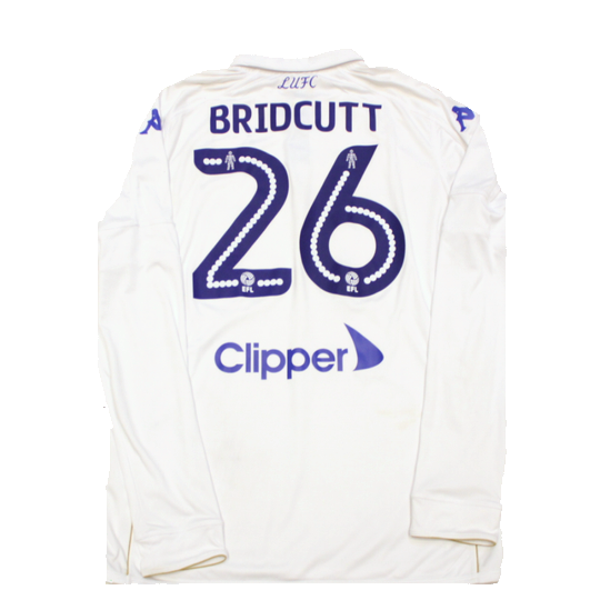 Leeds United BRIDCUTT 26 Home Football Shirt Longsleeve XL 2016-17