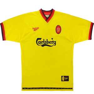 Rare Liverpool 1997-9 Away Football Shirt Large