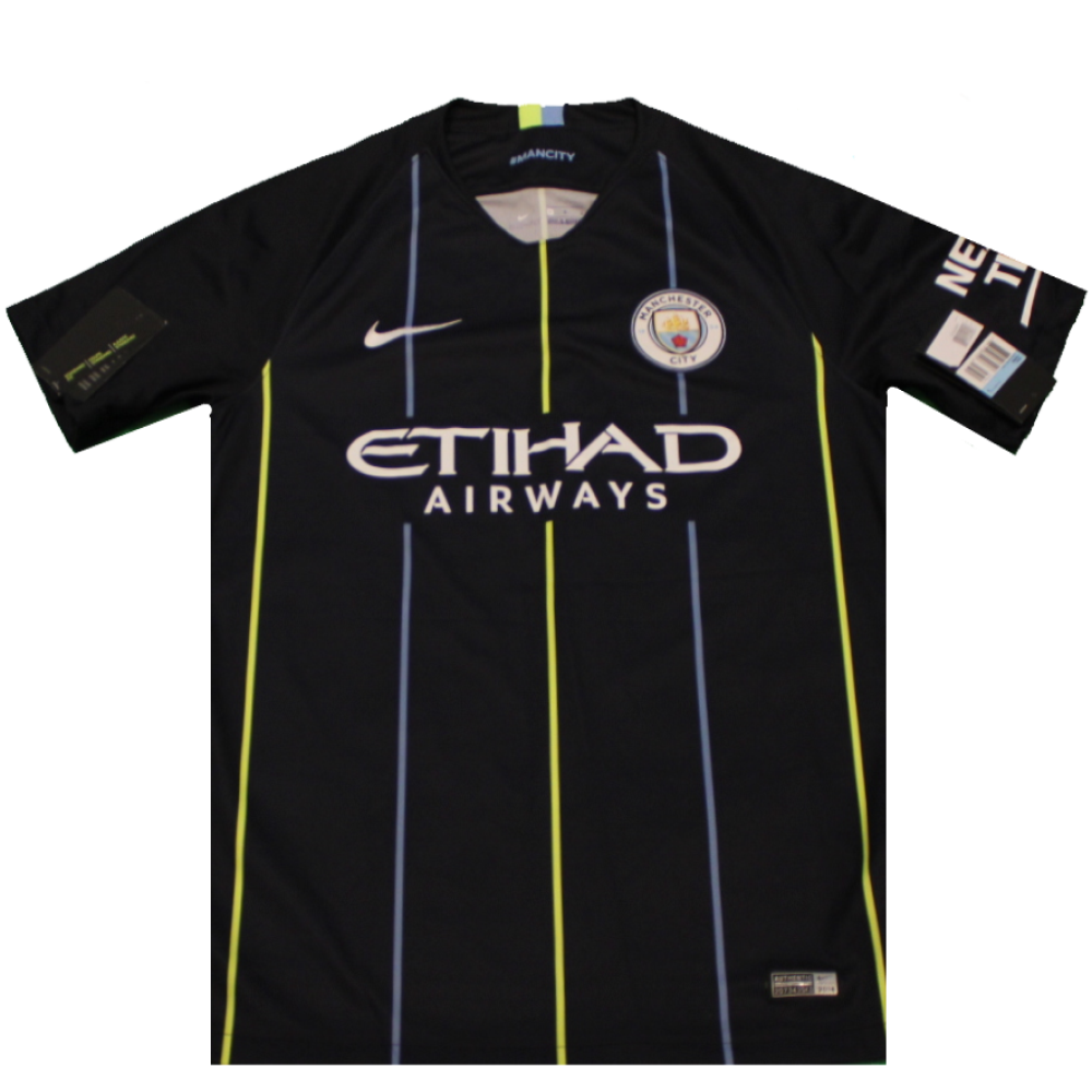 Manchester City 2018-2019 Away Football Shirt 