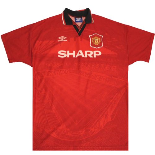 Rare Manchester United Football Home Shirt 1994-1995 XL 