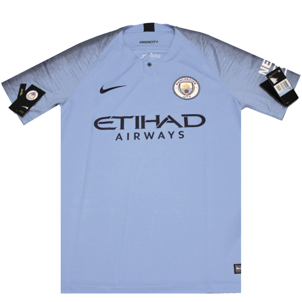 Manchester City 2018-2019 Home Football Shirt 