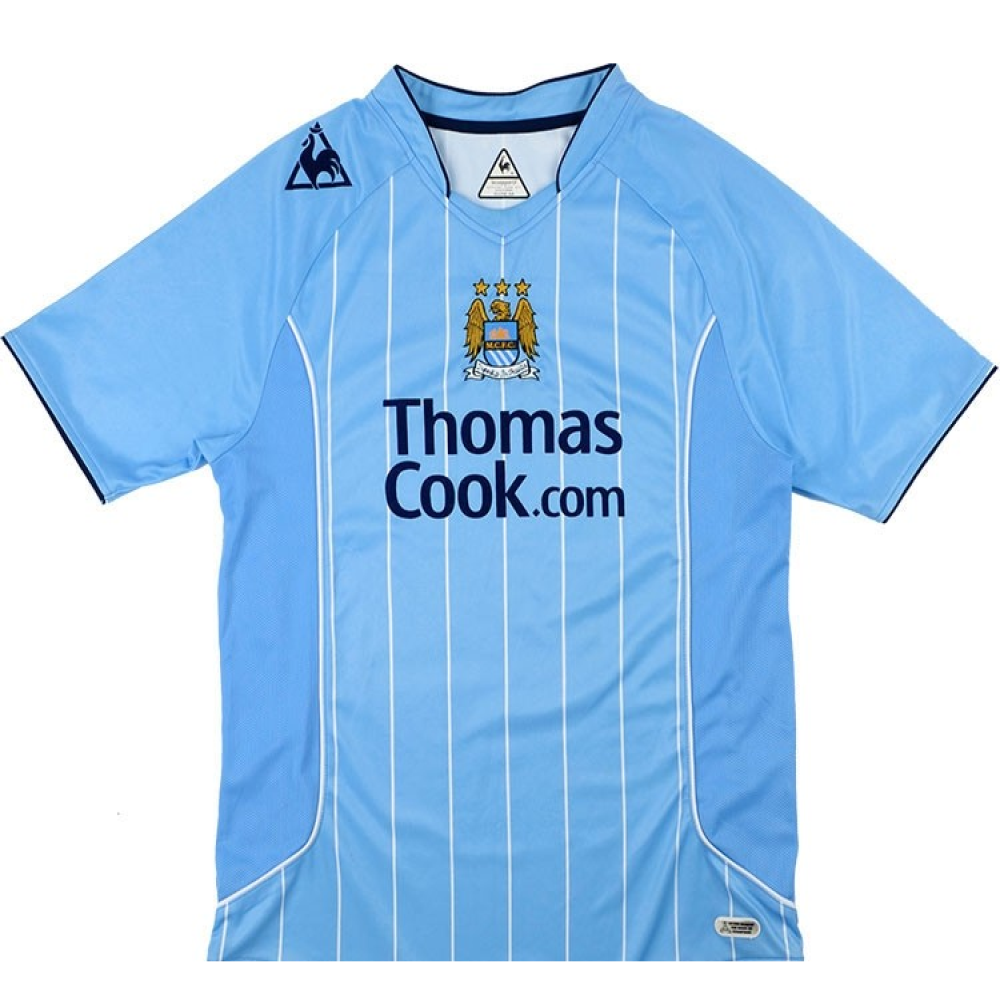 Manchester City 2007-2008 Home Football Shirt 