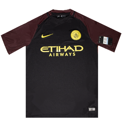 Manchester City 2016-2017 Away Football Shirt Small