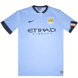 Manchester City 2014-2015 Home Shirt (BNWT) L