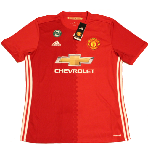 Manchester United 2016-2017 Home Football Shirt Large 