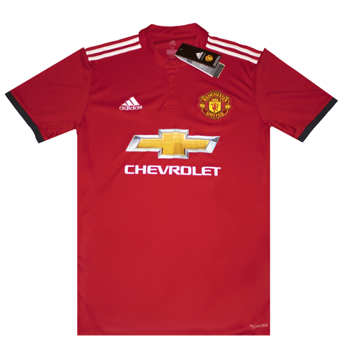 Manchester United 2017-2018 Home Football Shirt Medium 