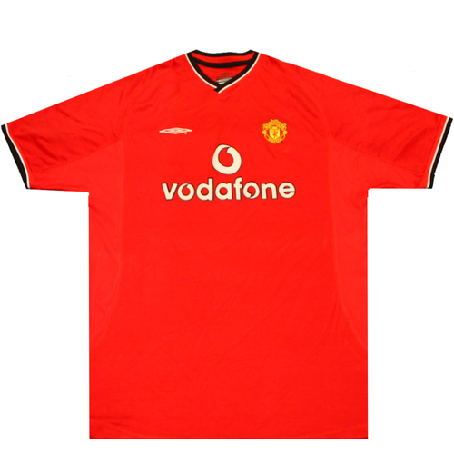 Manchester United 2000-2002 Home Football Shirt 