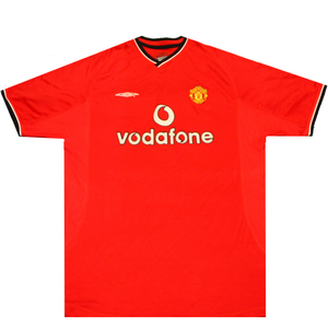 Manchester United 2000-2002 Home Football Shirt 