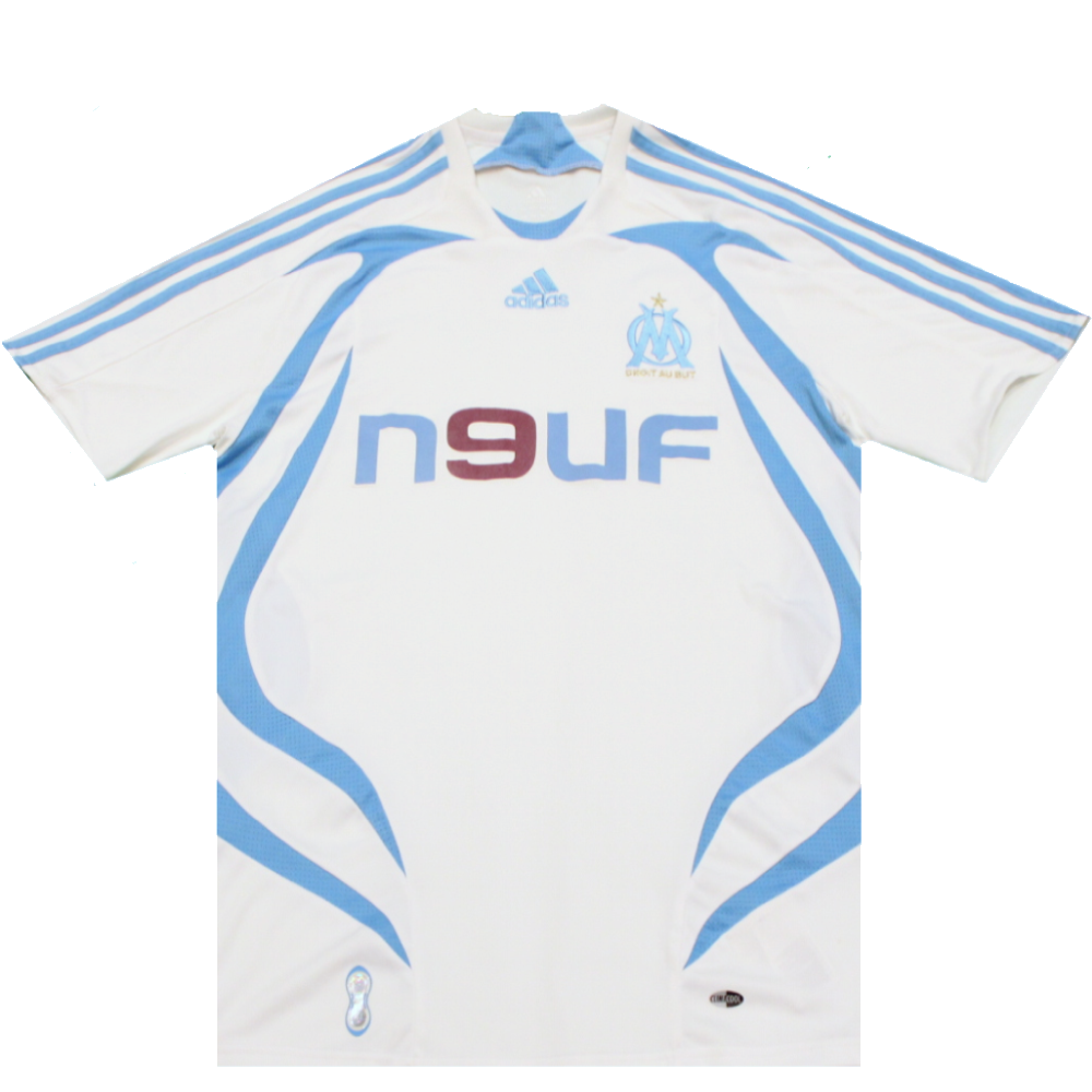 Marseille 2007-2008 Home Football Shirt 