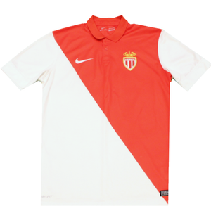 AS Monaco 2014-2015 Home Football Shirt