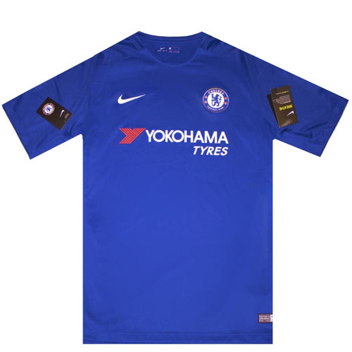 Chelsea 2017-2018 Home Football Shirt Small 