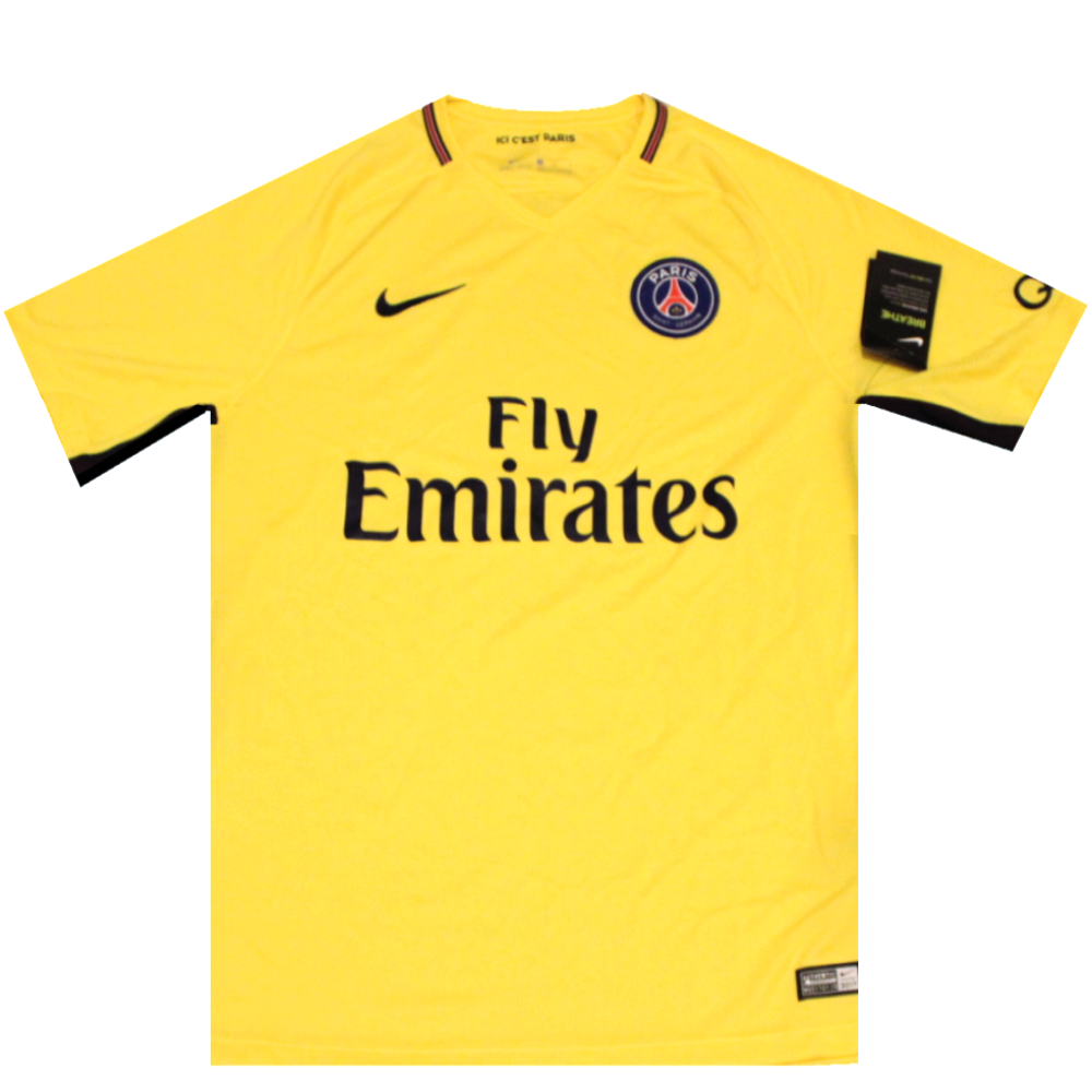 Paris Saint-Germain 2017-2018 Away Football Shirt XL 