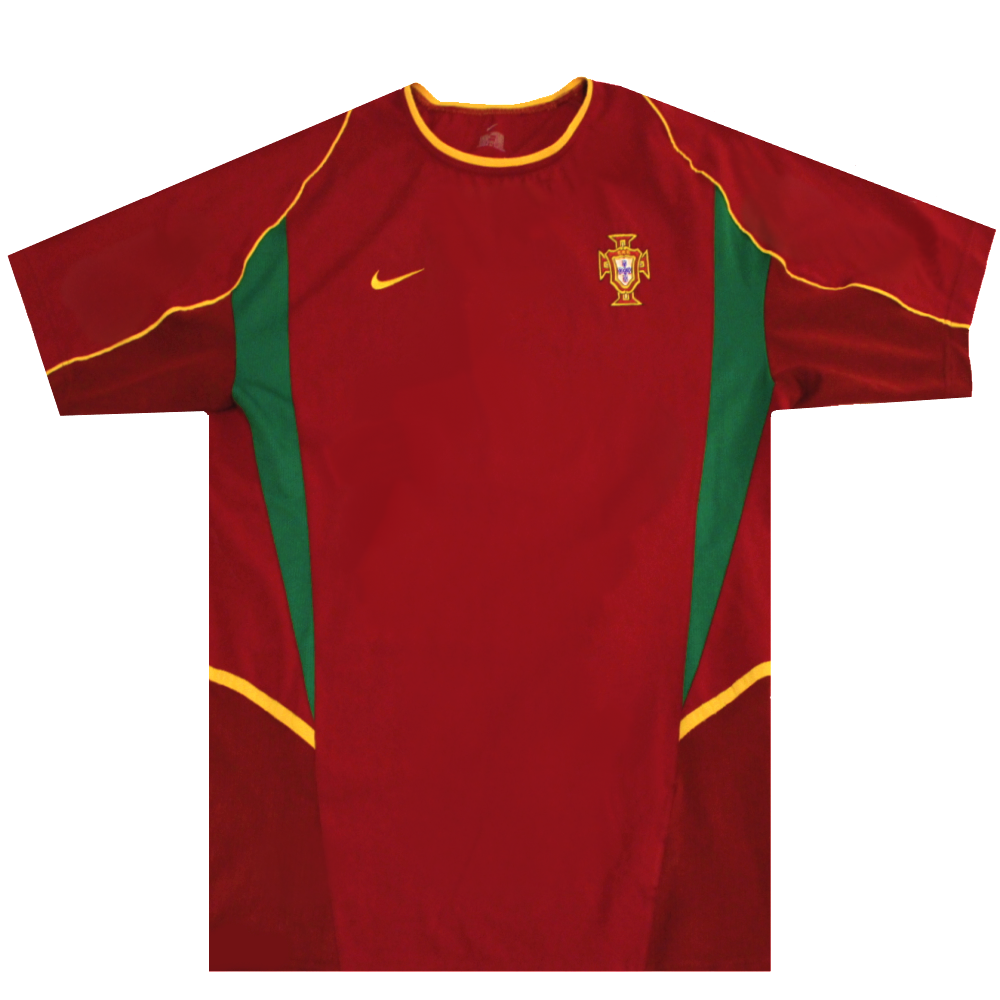 Portugal 2002-2004 Home Football Shirt 