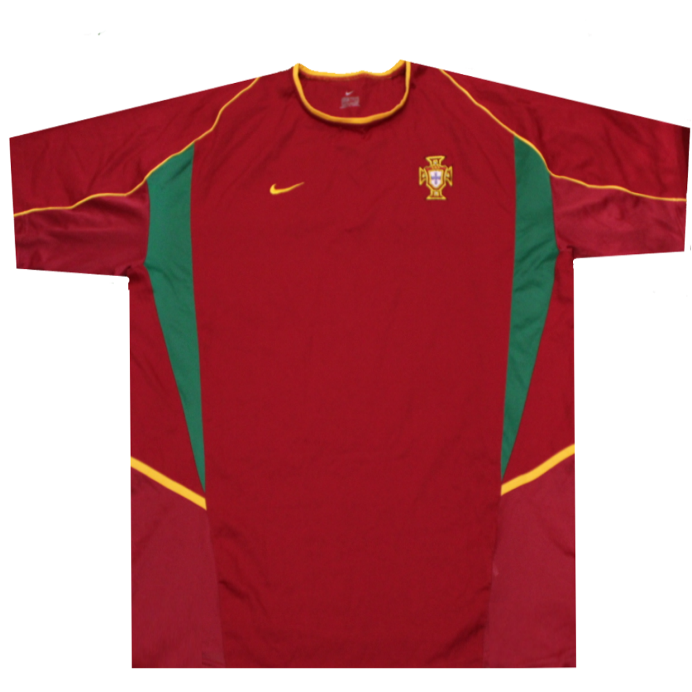 Portugal 2002-2004 Home Football Shirt 