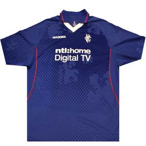 Rangers 2002-2003 Home Football Shirt 