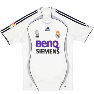 Real Madrid 2006-07 Home Football Shirt Large 