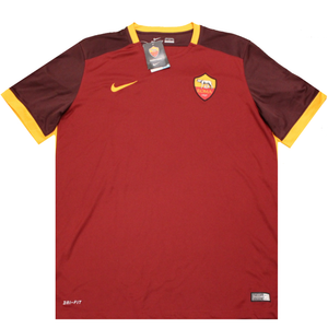 AS Roma 2015-2016 Home Football Shirt 