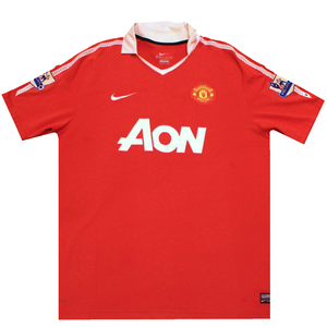 Manchester United 2010-2011 Home Shirt *10 Rooney (Excellent) XXL