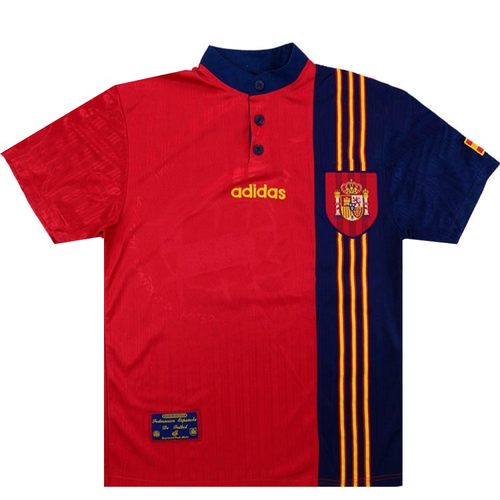 Spain 1996-1998 Home Football Shirt