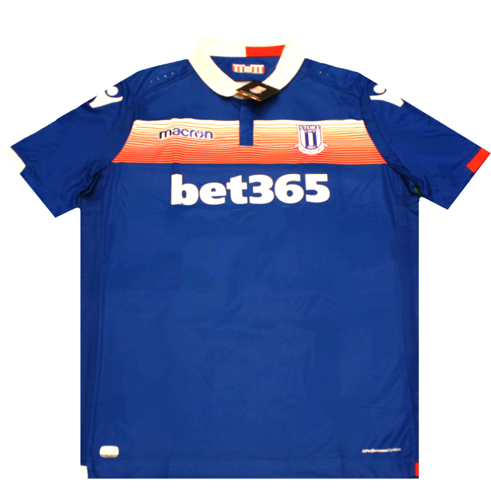 Stoke City 2017-2018 Away Football Shirt 