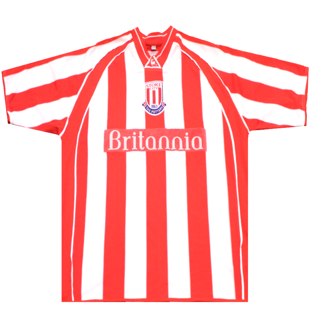 Stoke City 2001-2002 Home Football Shirt 