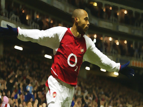 Thierry Henry Arsenal Artwork 