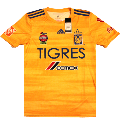 Tigres 2018-19 Home Soccer Shirt Small 