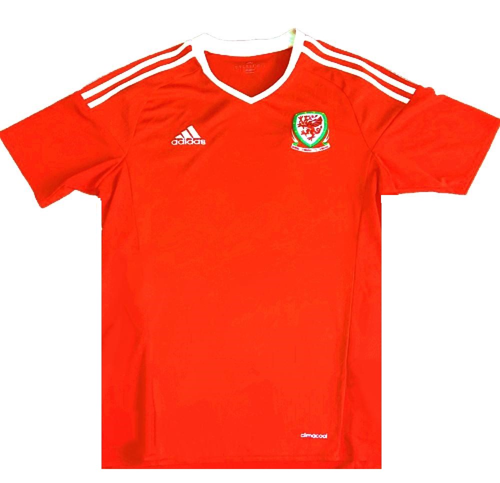 Wales 2016-17 Home Football Shirt 