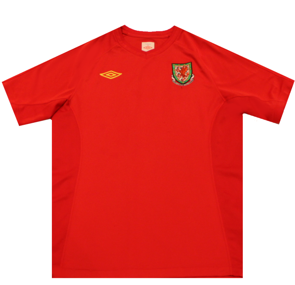 Wales 2010-2011 Home Football Shirt 