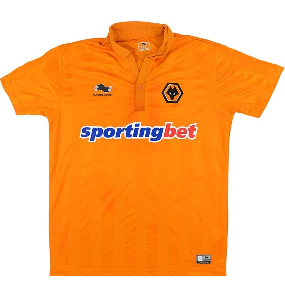 Wolverhampton Wanderers Home Football Shirt Large 