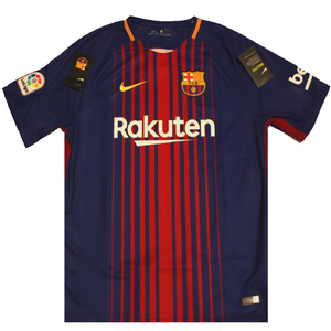 Barcelona 2017 2018 Home Shirt BNWT S