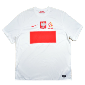 Poland Home Football Shirt 2012-2013 Medium 