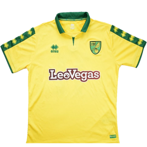 Norwich City 2017-2018 Home Shirt (Mint) L