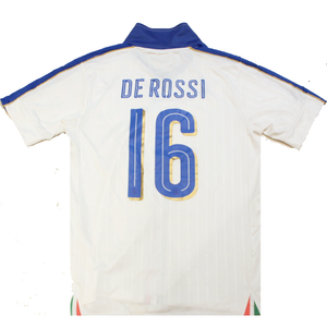 Daniele De Rossi Italy Away Football Shirt Large 2015