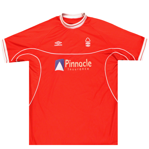 Nottingham Forest 2001-2002 Home Football Shirt 